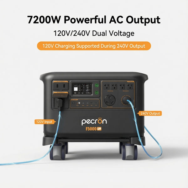 PECRON F5000 LFP | 5120Wh 7200W Portable Power Station